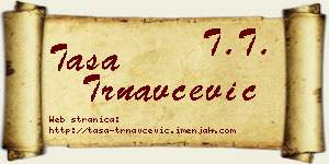 Tasa Trnavčević vizit kartica